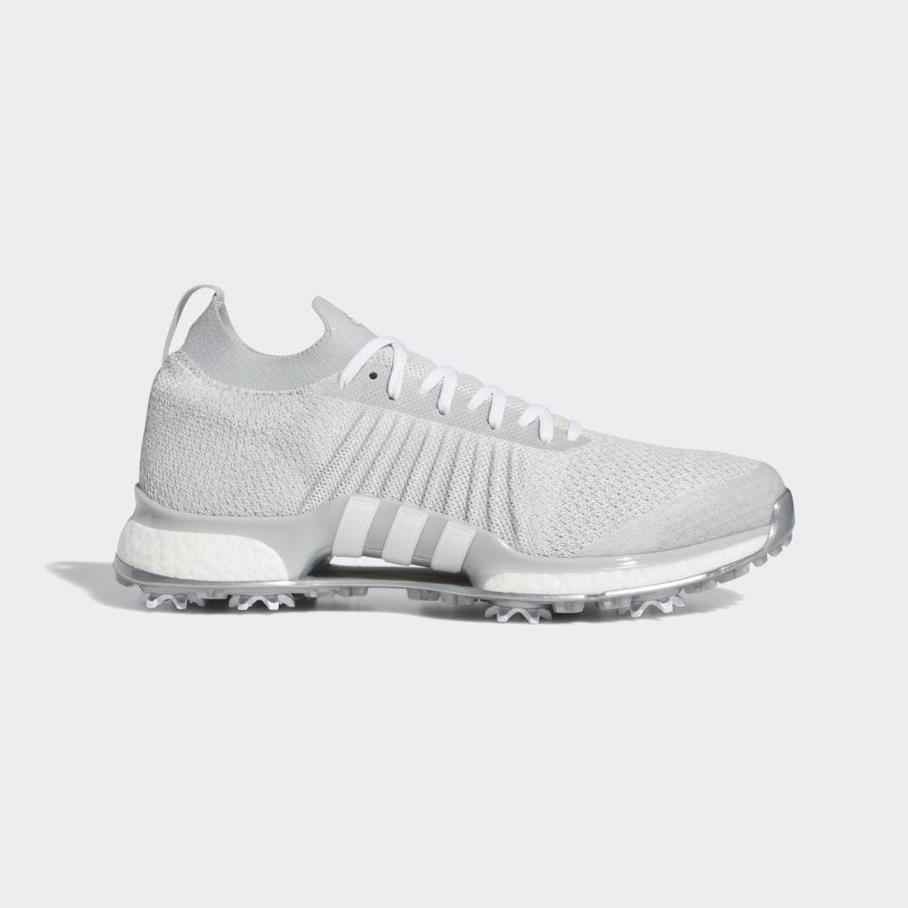 Pantofi Golf Adidas Tour360 XT Primeknit Barbati Romania - Gri/Albi/Argintii Metal F35405